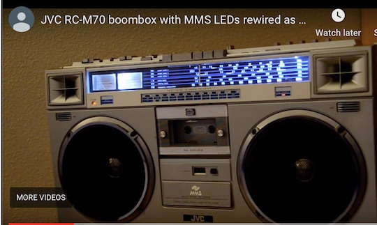 JVC RC-M70 meter mod image